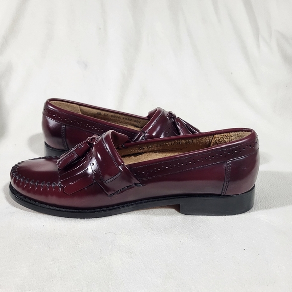 Weejuns G.H. Bass & Co. Stylish Burgundy Tassel Loafers for Mens Size 8.5 - Picture 4 of 11